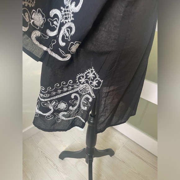 🧑‍🎄⭐️ Debbie Katz black and white cover up SZ medium EUC 🥰 - Picture 4 of 7